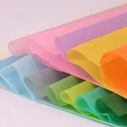 Geschenkpapier, 130 Blatt, 26 Farben, gemischte Farben, Seidenpapier für Kunstverpackungen, Blumenhandwerk, Großverpackung, 50 x 70 cm