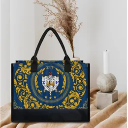 Evening Bags Sigma Gamma Rho Sorority Gift Beach Bag Vintage Casual Ladies Fashion Shoulder Handle Party Elegant Drop 231108