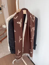 Designer halsduk för kvinnor och män nya 2023 varumärke kashmir halsdukar vinter lång halsduk echarpe luxe förtjockad sjal västra mode burst nacke allt avslappnad