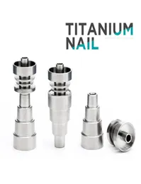 Ferramentas manuais Metal Banger Domeless Titanium Nail 10mm 14mm Masculino Femal Joint 2 46 em 1 com 6 tipos diferentes1101380