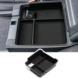 Car Organizer Car Center Console Armrest Storage Box Organizer Tray Fit for Nissan Frontier 2022 2023 Multifunctional With Non-slip Mat Black Q231109