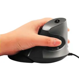 Freeshipping Wired Laser Mouse Human Engineering Mouse M618 Laser Ergonomic Vertical Mouse for PC laptop computer Wholesale Bsogh