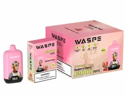 waspe dital box 12000 puff disposable vape sigaretta elettronica vaper desechable 12k 9k 15k china e cigarette supply