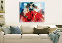100 el yapımı kadınlar yağlı boya güzel sanatlar izlenimci tuval resim modern soyut duvar ev dekoru1904676