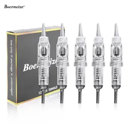 Tattoo Needles Disposable Microblading Eyebrow Tattoo Needles 1R 3R 5R 3RS 5RS 3F 5F Sterilized Permanent Makeup Cartridge Needle Tattoo Makeup 231109