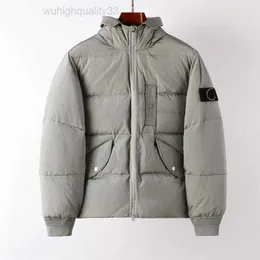 Marca de alta qualidade Topstoney Parkas Aw'022'023 Outono e série de metal de nylon para baixo emblema bordado clássico