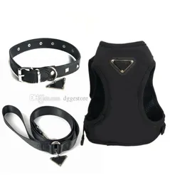 Stepin Designer Dog Harness and Leashes 세트 가죽 브랜드 애완 동물 칼라 가죽 핸드백 소프트 개 밴드와 작은 중간 개를위한 PO8499886