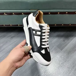 2022 Herren Luxury Brand Shoes Men Designer Sneakers äkta läder MER STIL Mönsterskor Big Size 38-45