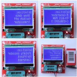 Zintegrowane obwody DIY Komponent kombajny M8 M8 Tester Tester kondensator LCR Diode Pojemność ESR Miernik PWM Fala kwadratowa 128 shij