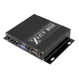 Freeshipping XVGA Box RGB RGBS RGBHV MDA CGA EGA till VGA Industrial Monitor Video Converter med US Plug Power Adapter Black Weqqq