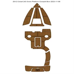 2012 Cobalt 243 Swim Platform Cockpit Bow Pad Boat EVA Foam Teak Deck Floor Mat With Good Quality