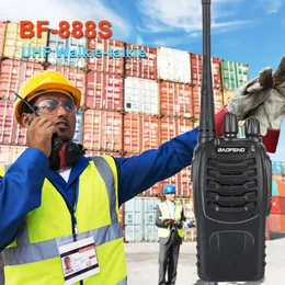 Walkie Talkie 1/2st BF-888S 5 km Range Wireless Walkie-Talkie UHF Handheld Two-Way Ham Radio 400-470MHz (Desk Charge BF888)