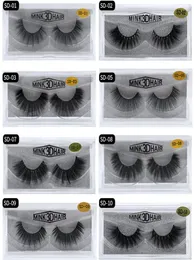 24 hours 20 style 3d mink Eyelash 100 Thick real mink HAIR false eyelash natural Extension fake Eyelash1946091