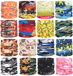 Fascia magica Scaldacollo Sport all'aria aperta Senza soluzione di continuità Facce Maschera Bandana Copricapo multifunzionale Sciarpa Ghetta per il collo Maschere per il viso da pesca2075469