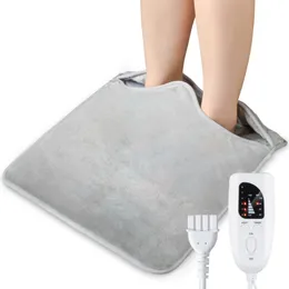 Electric Blanket Elderly Foot Heater Super Soft Heated Warmer Auto Shut Off Fast Heating Pad and Hand Pain Relief 231109