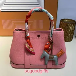 Birkinbag Garden Party Bag حقيبة يدوية أعلى جودة نساء Crossbody مصمم حقائب اليد حاء البقر Togo Garden Gard