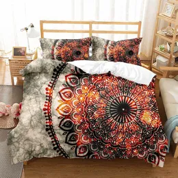 Bedding Sets Mainland China Microfiber Fabric Beding Luxury Housse De Couette 260x240 Cm 3D Print Mandala Duvet Cover Set Double Bed