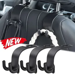 Novo 2 pçs gancho de assento de carro escondido multi-função ganchos saco de armazenamento de encosto de cabeça de carro necessidades de viagem acessórios de armazenamento de assento