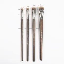 4pcs set 697 High-Grade Badger Hair Professional Acrylic Paint Brush Artist For Chinese Art Oil Painting Supplies