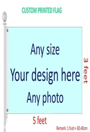 3x5 피트 커스텀 플래그 및 배너 로고 모든 색상 100d 폴리 에스테르 디지털 인쇄 w 샤프트 커버 그로미트 2009261