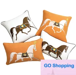 Design Embroidered Sofa Cushion Cover Pillowslip Without Core Home Bedroom Car Seat Backre without inner Top Quality