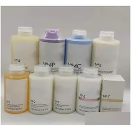 Szampon odżywki do włosów szampon nr 1/2/3/4/5/6/7 do naprawy płynniejszej wiązania oleju z kroplami dostarczania produkty opiekuńcze DH2HI