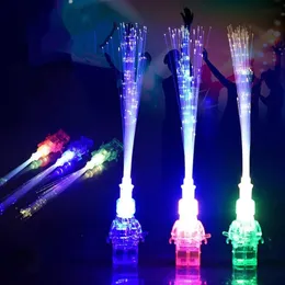 Led Rave Toy 20pcs LED Glowing Fiber Finger Light Laser Beams Ring Kids Children Flashing Toys Birthday Glow Party Holiday Christmas 231109