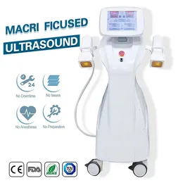 Macchina dimagrante ad ultrasuoni RF professionale Trattamento viso Hifu Machines Dispositivo per la perdita di peso Ultra Cryolipolysis Body Contouring