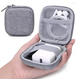 Sacos de armazenamento EVA Headset Data Cable Bag U Disk Carregador Caixa de Proteção Notebook Power Phone Cord Protector Organizador
