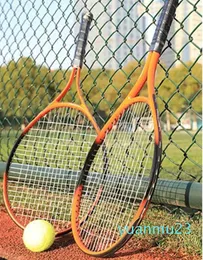 テニスラケットテニスポインターカーボンファイバーテニススプーンラケットスイートスポットバッティング正確にヒット練習