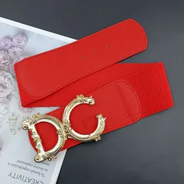 Fashion Brand Belt For Women Designer Elastic Belt Lady Luxury Letter Buckle Waist Chain Dress Accessories Waistband Girdle Width 7Cm High-quality Wholesale