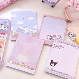 Notatniki 50 Pack Słodkie notebooki anime tablice wiadomości dekoracyjne listy kontrolne Kawaii Supplies 230408