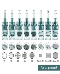 103050 шт. Замена байонетного картриджа для Drpen M8 Micro Needle 11 Pin36 Pin5D Nano Micro Skin Needling Tip Derma Stamp 2206187374450