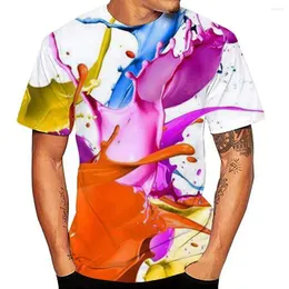 Men's T Shirts T-shirt Design Unisex 3D Printing Round Neck Summer Casual Fashion Hip Hop Musical Short Sleeve Shirt Top Streetwear #45