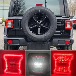 Car LED Tail Light For Jeep Wrangler JL 2018-2023 DRL Brake Reverse Turn Signal Rear Taillight Assembly Lamp