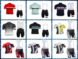 Cykling korta ärmar Jersey Bib Shorts Ställer in snabb torkning av andningsbara leveransmän Summer Top Brand 6032739034661275302