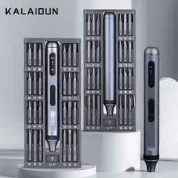 Śrubokręt elektryczny Kalaidun bezprzewodowy zestaw 36V naprawa przepustowa Multi Tool Smartphone Toy PC 230410