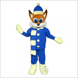 Halloween Frosty Fox Mascot Costume Easter Bunny Plush costume costume theme fancy dress Advertising Birthday Party Costume Outfit