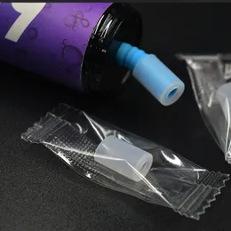 Şeffaf Tek Kullanımlık Damla İpuçları Test Ağızlık Silikon Test Cola için Silikon Test Cihazı Tek Kullanımlık Bakla E Sigara Vape Kapak Kapağı