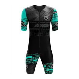 Cykeltröja sätter män VV Sportsdesigns Triathlon Trisuit Cycling Kits Swimming Sportswear Bicycle Skinsuit Ciclismo Aero Thin Pad Set 231109