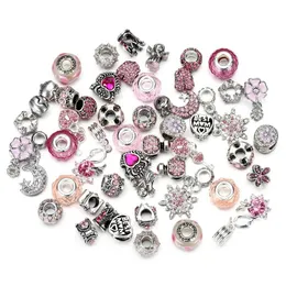 Fasciali 50pcs perle per pandora fascino braccialetti designer donne la catena di sicurezza mix color europeo fit bead 1135 t2 drop dhgarden dhjqg