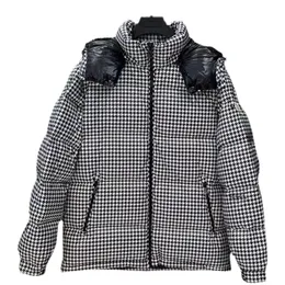 American Winter Men Moncleys Spessore Manica lunga Cerniera con cappuccio Piumino con cappuccio Piumino d'anatra bianco Piumino Designer Uomo Coppia oversize