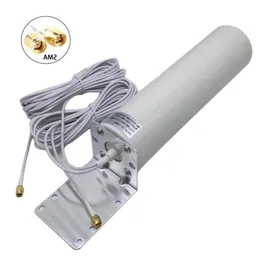 Freeshipping 4G Antena LTE 3G 4G Zewnętrzna antena zewnętrzna z podwójnym suwakiem CRC9/TS9/SMA dla modemu routera 3G STSNF