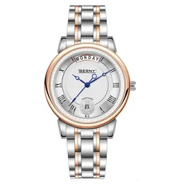 Women's Watches Miyota VJ55 Men Watch Quartz Day Date Stainless Steel Wristwatch Sapphire Waterproof Top Quality Luxury Brand for 231110