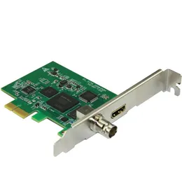 Freeshipping Full HD 1080p HD-MI SDI Capture Card PCIe Game Capture PCI-E HD Video Audio Grabber HD-MI/SDI till PCI PCIe för Windows Linu Apuq