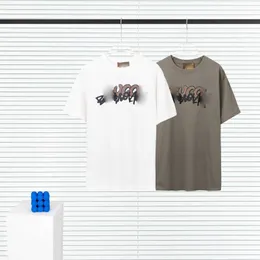 2023 New designer womens t shirt high-end Shirt High Edition Lian Ming Summer Mutual Direct Jet Printing OS Unisex T-shirt Sleeve