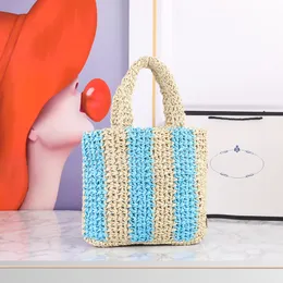 Mode Stroh Handtasche Die Einkaufstasche Frauen Mesh Hohl Woven Hochwertige Einkaufstaschen für Sommer Neue Stile Umhängetasche Strandtasche