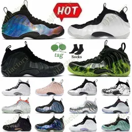 One Men Basketball Shoes Penny PE Hardaway Sneaker Anthracite Abalone Pure Platinum ParaNorman Island Shattered Backboard Heren Trainers Sport sneakers