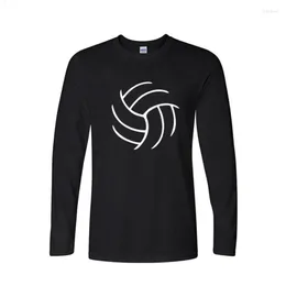 Men's T Shirts UPRISING Fashion Volleyballer Shirt Men Casual Cotton Summer Long Sleeve Funny T-shirt