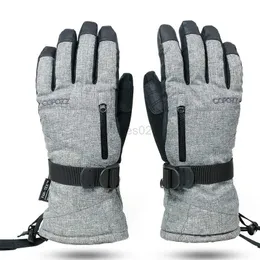 Ski Gloves COPOZZ Unisex Ski Gloves -30 Degree Snowboard Mittens Touchscreen Gloves Snowmobile Motor Waterproof Thermal Snow Gloves zln231110